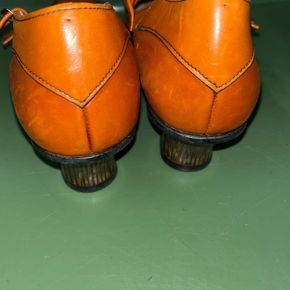 Ken Rice Vintage Triple T Buckled Loafer with Wooden Heel 🌵9 - Picture 8 of 12